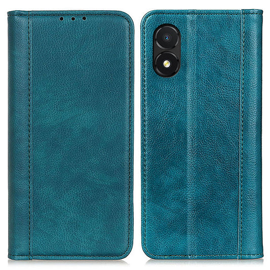 For Honor X5 4G Phone Stand Case Split Leather Litchi Texture Wallet Smartphone Cover