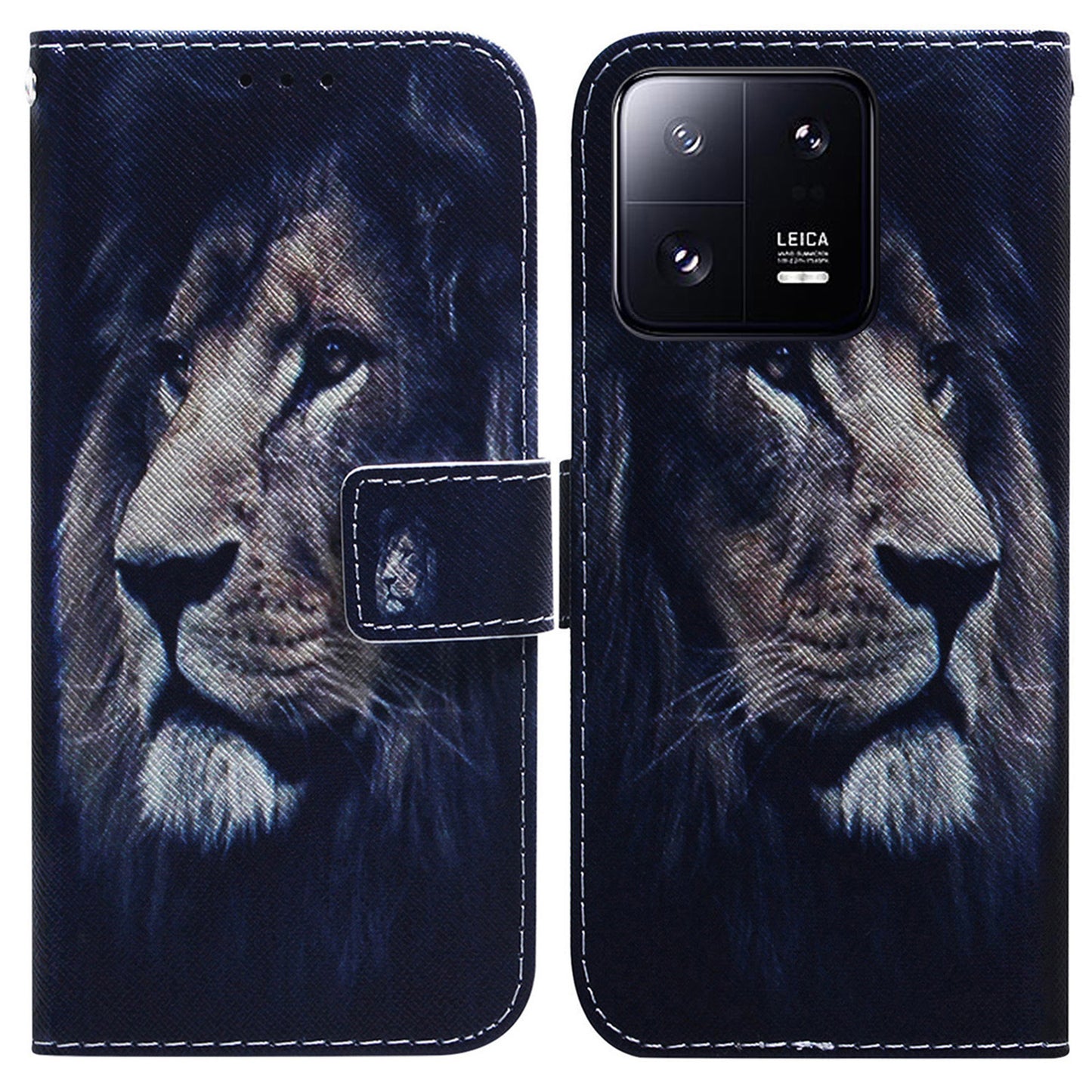 For Xiaomi 13 Pro 5G Wallet Leather Phone Case Pattern Printing Phone Stand Cover with Strap