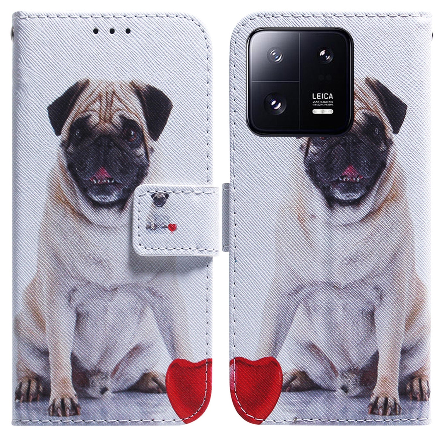 For Xiaomi 13 Pro 5G Wallet Leather Phone Case Pattern Printing Phone Stand Cover with Strap