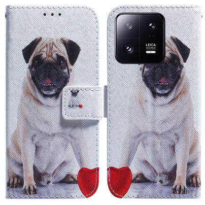 For Xiaomi 13 Pro 5G Wallet Leather Phone Case Pattern Printing Phone Stand Cover with Strap