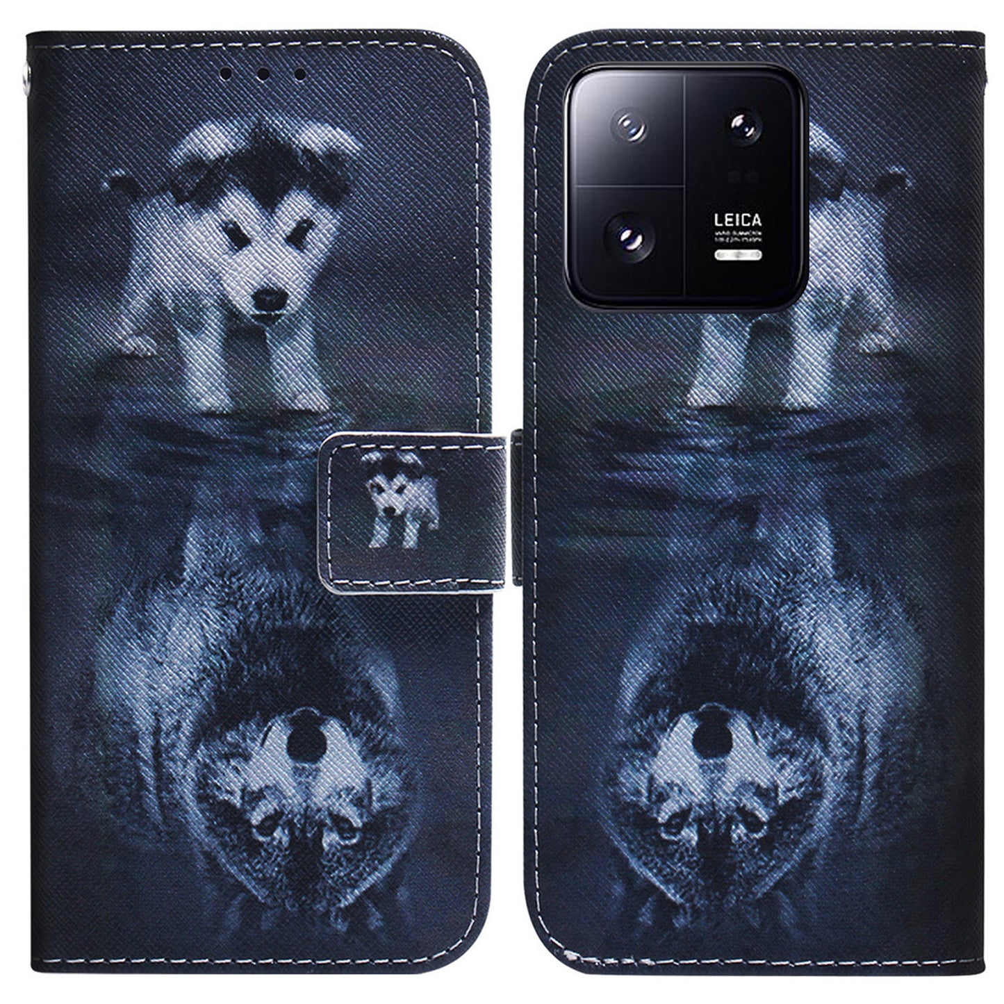 For Xiaomi 13 Pro 5G Wallet Leather Phone Case Pattern Printing Phone Stand Cover with Strap