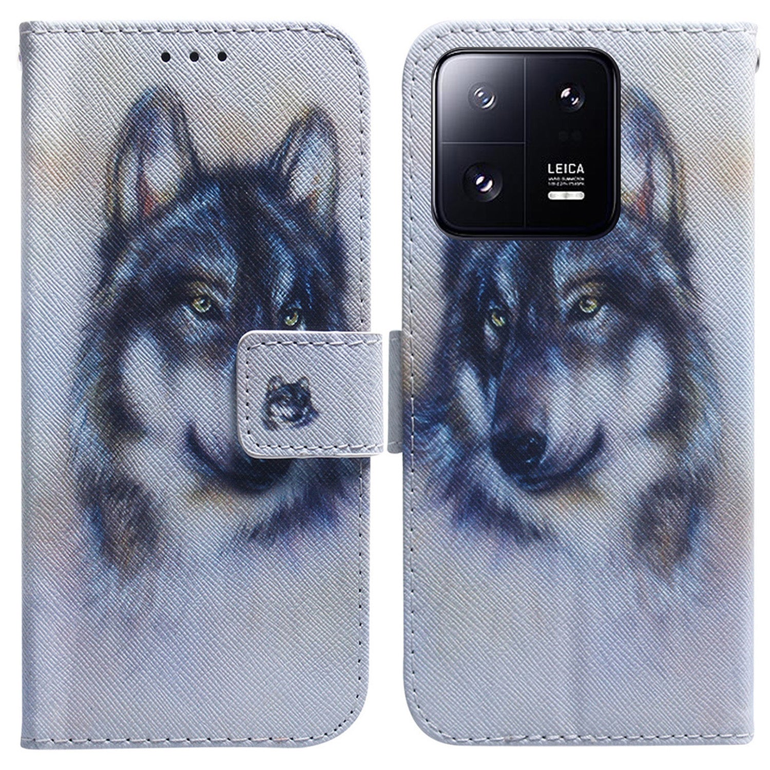 For Xiaomi 13 Pro 5G Wallet Leather Phone Case Pattern Printing Phone Stand Cover with Strap