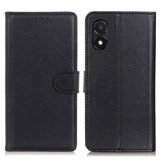 For Honor X5 4G Litchi Texture Phone Case Shockproof Leather Wallet Stand Mobile Phone Cover