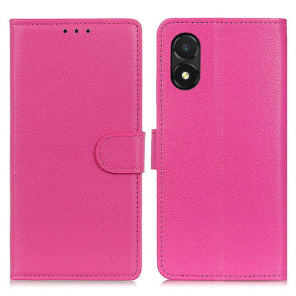 For Honor X5 4G Litchi Texture Phone Case Shockproof Leather Wallet Stand Mobile Phone Cover