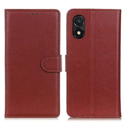 For Honor X5 4G Litchi Texture Phone Case Shockproof Leather Wallet Stand Mobile Phone Cover