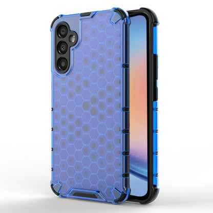 For Samsung Galaxy A34 5G Honeycomb Texture Protective Phone Case TPU+PC Shockproof Phone Cover
