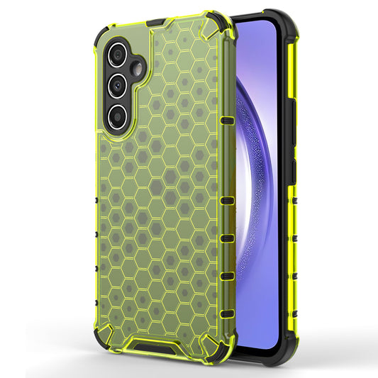 For Samsung Galaxy A54 5G Honeycomb Texture TPU+PC Phone Case Shockproof Back Cover