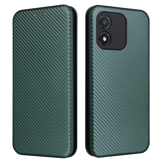 For Honor X5 4G Carbon Fiber Texture Leather Phone Case Card Holder Phone Stand Cover