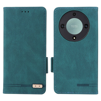 For Honor Magic5 Lite 5G / X9a 5G / X40 5G Phone Case PU Leather Hardware Decor Stand Wallet Phone Cover