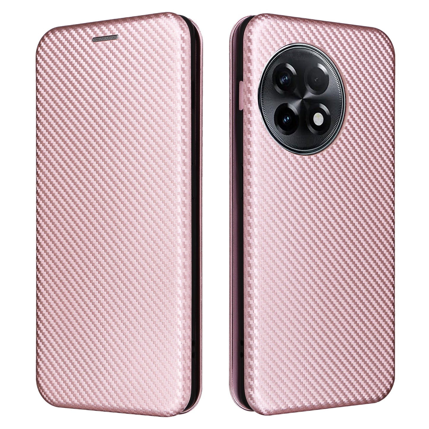 For OnePlus Ace 2 5G / 11R 5G Card Holder Phone Cover Carbon Fiber Texture Leather Phone Stand Case