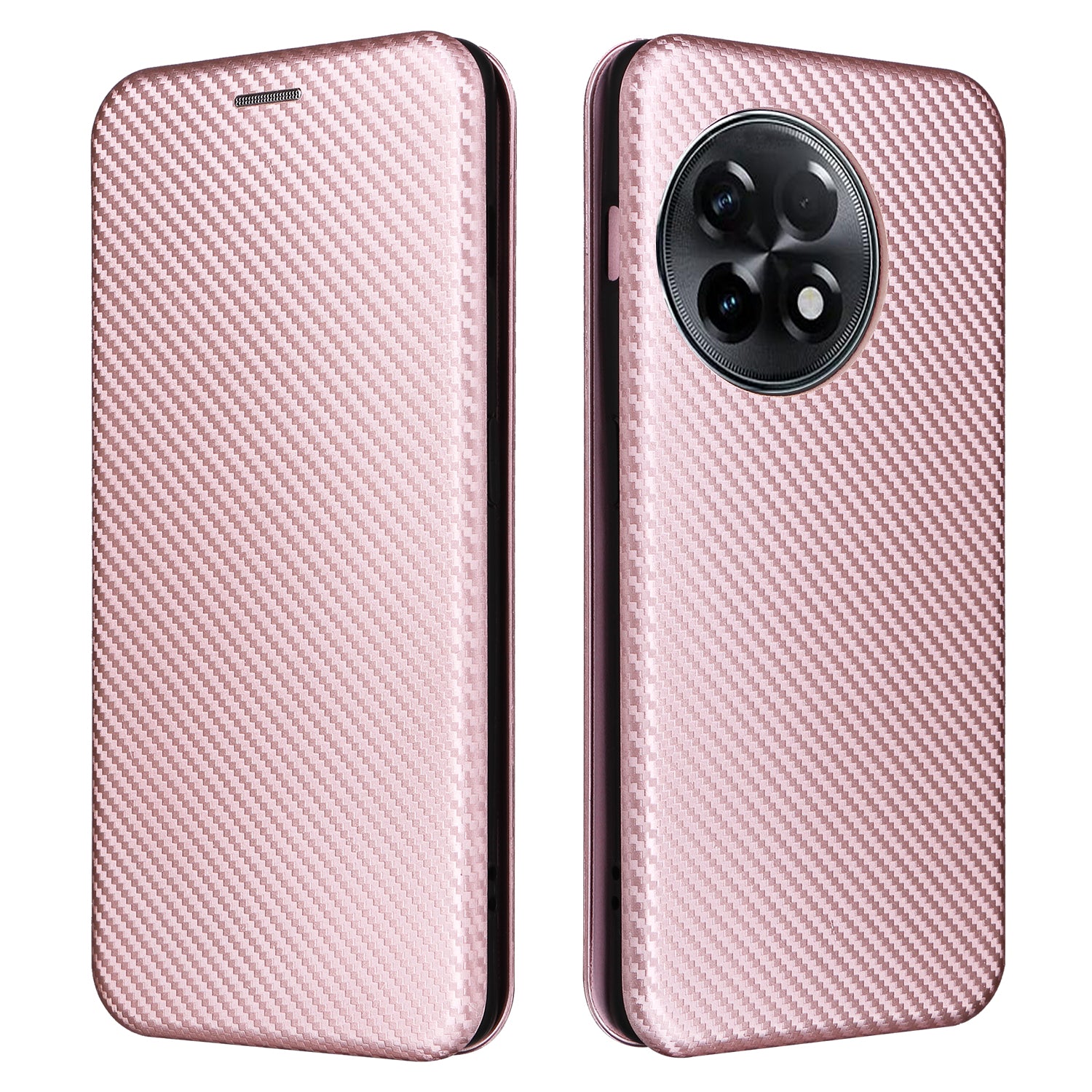 For OnePlus Ace 2 5G / 11R 5G Card Holder Phone Cover Carbon Fiber Texture Leather Phone Stand Case