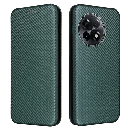 For OnePlus Ace 2 5G / 11R 5G Card Holder Phone Cover Carbon Fiber Texture Leather Phone Stand Case