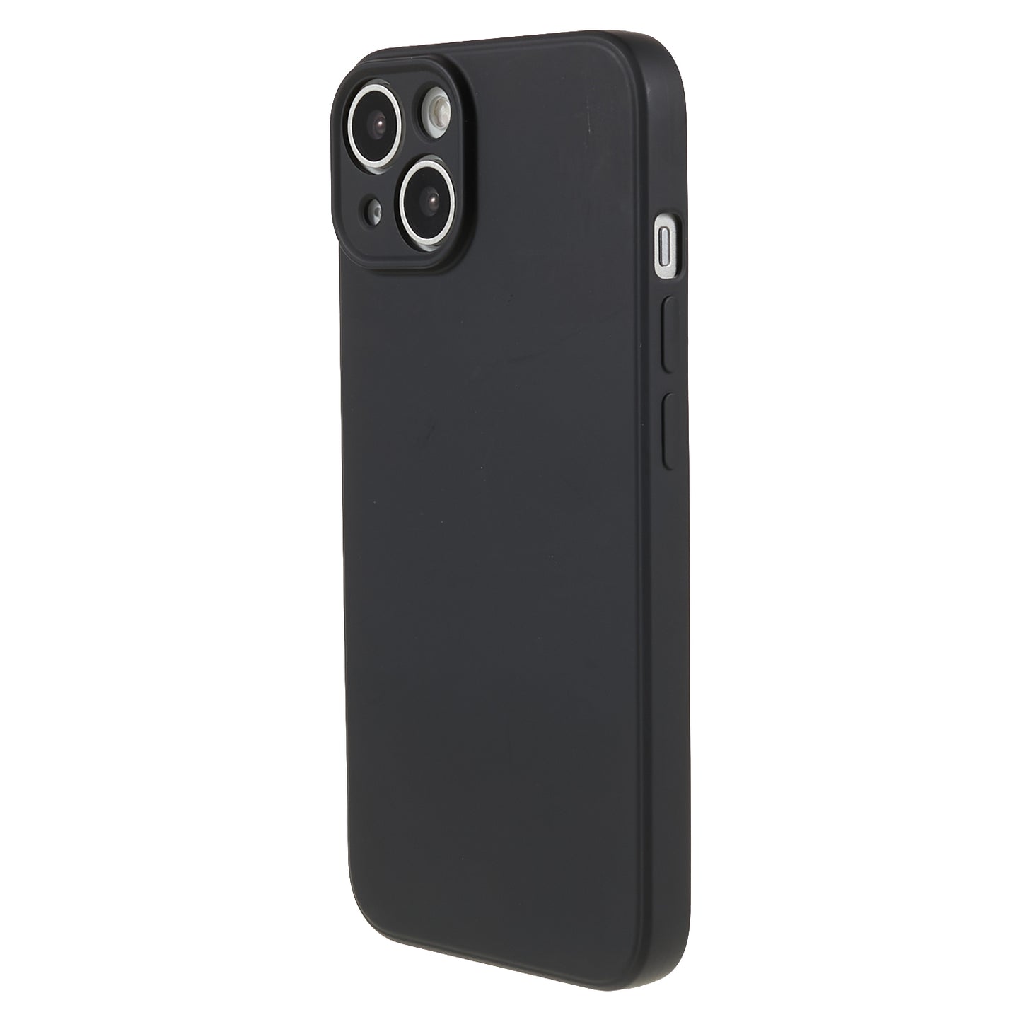 For iPhone 13 6.1 inch Soft TPU Camera Protection Phone Case Soft Fiber Lining Rubberized Cover