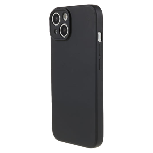 For iPhone 13 6.1 inch Soft TPU Camera Protection Phone Case Soft Fiber Lining Rubberized Cover
