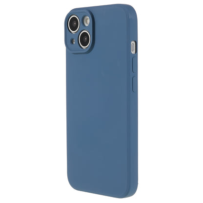 For iPhone 13 6.1 inch Soft TPU Camera Protection Phone Case Soft Fiber Lining Rubberized Cover