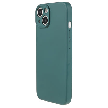 For iPhone 14 Fiber Lining Soft TPU Phone Case Rubberized Texture Protective Cover