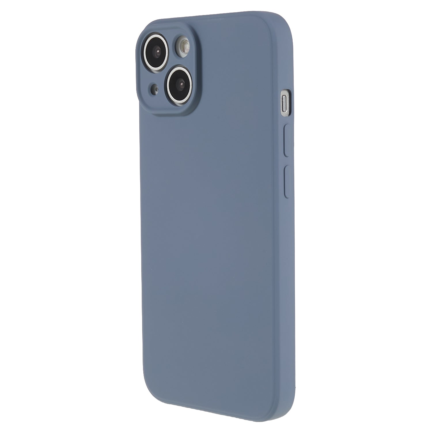 For iPhone 14 Fiber Lining Soft TPU Phone Case Rubberized Texture Protective Cover