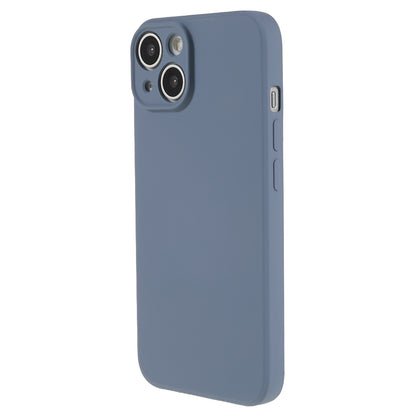 For iPhone 14 Fiber Lining Soft TPU Phone Case Rubberized Texture Protective Cover