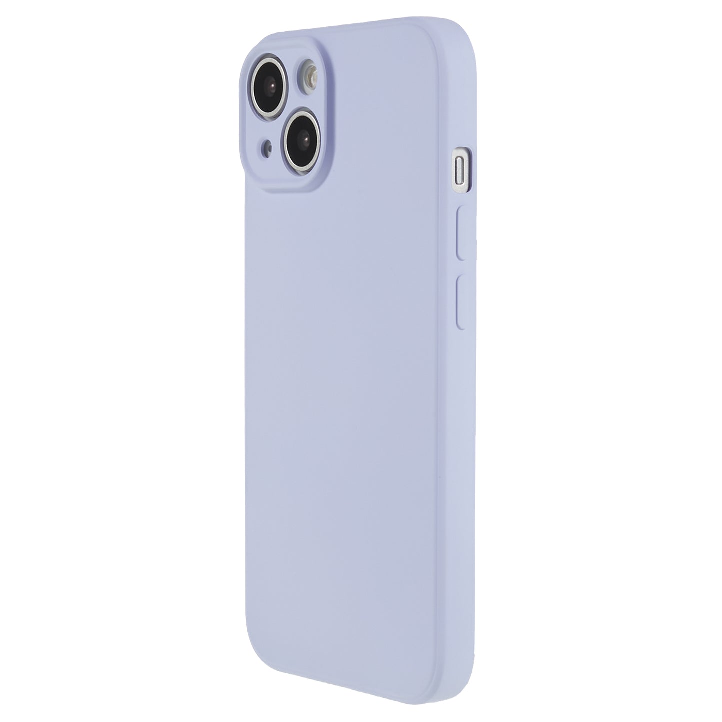 For iPhone 14 Fiber Lining Soft TPU Phone Case Rubberized Texture Protective Cover