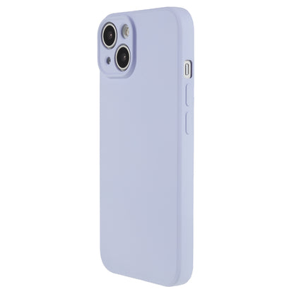 For iPhone 14 Fiber Lining Soft TPU Phone Case Rubberized Texture Protective Cover