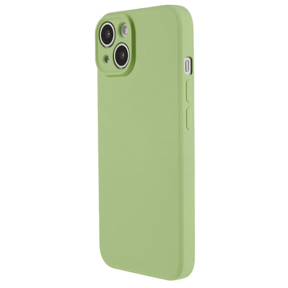 For iPhone 14 Fiber Lining Soft TPU Phone Case Rubberized Texture Protective Cover