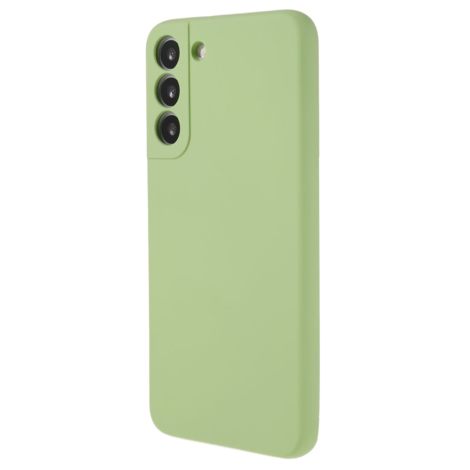 For Samsung Galaxy S22+ 5G Phone Case Soft Fiber Lining Rubberized TPU Phone Cover