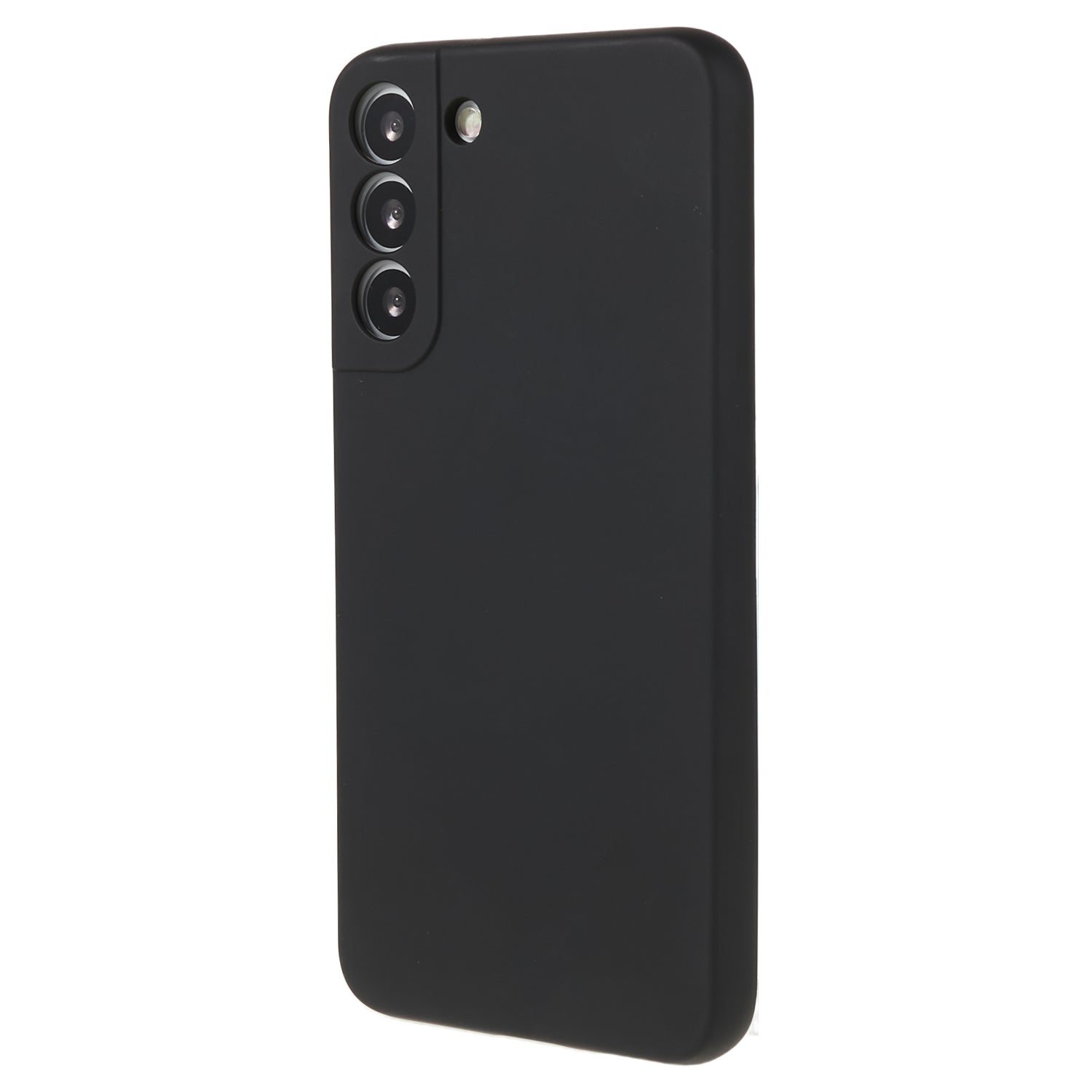 For Samsung Galaxy S22+ 5G Phone Case Soft Fiber Lining Rubberized TPU Phone Cover