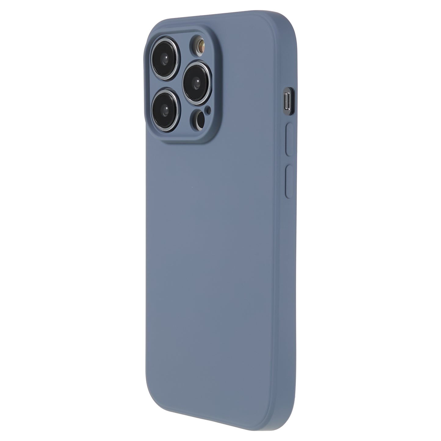 For iPhone 14 Pro Max Rubberized TPU Protective Case Soft Fiber Lining Inside Shockproof Phone Cover