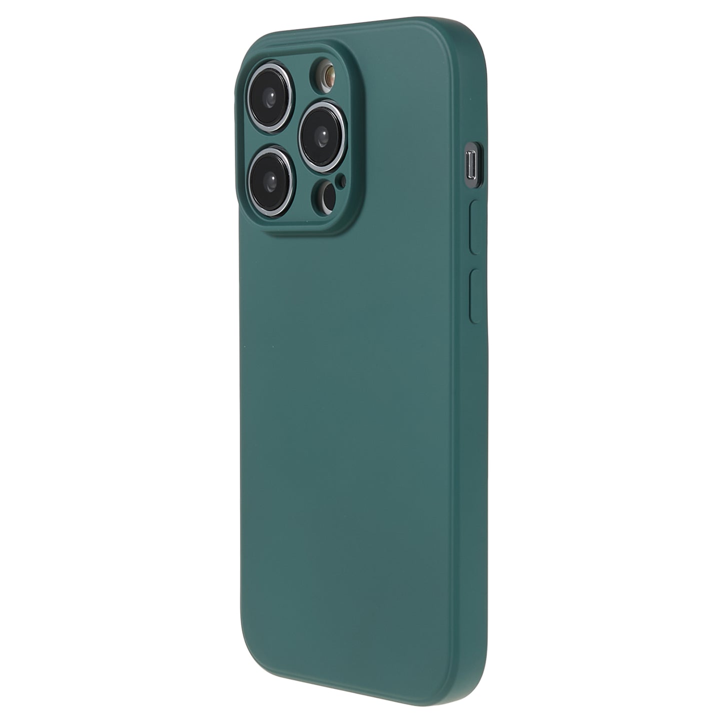 For iPhone 14 Pro Max Rubberized TPU Protective Case Soft Fiber Lining Inside Shockproof Phone Cover