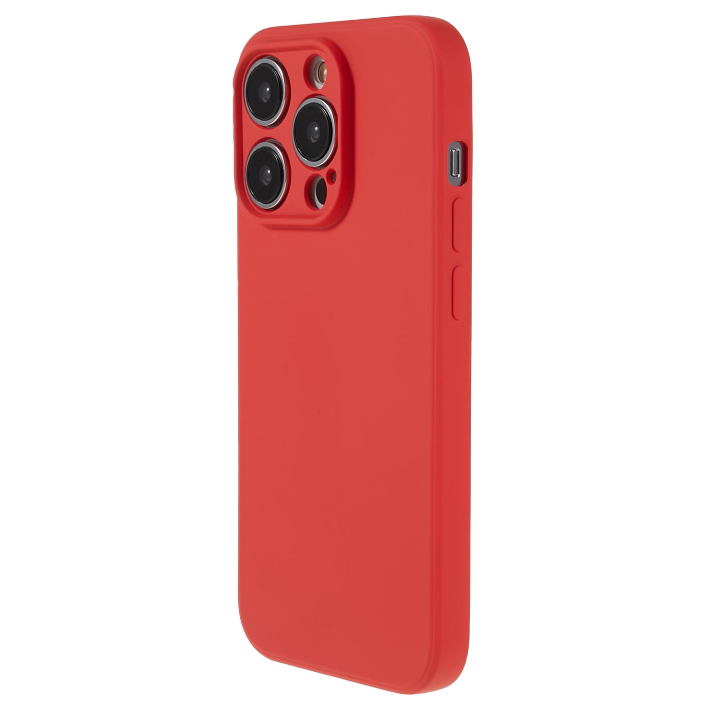 For iPhone 14 Pro Max Rubberized TPU Protective Case Soft Fiber Lining Inside Shockproof Phone Cover