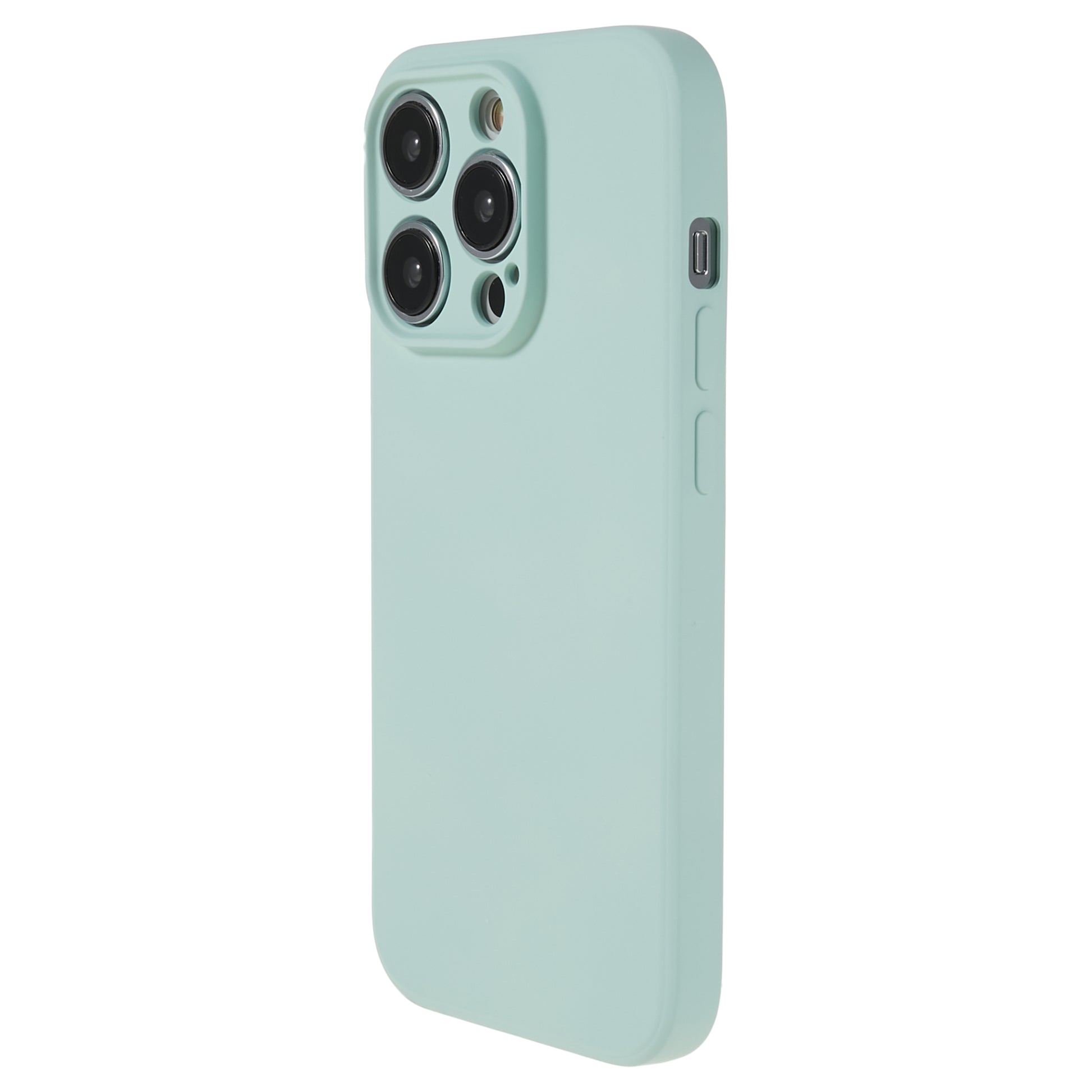 For iPhone 14 Pro Soft TPU Rubberized Phone Case Anti-Scratch Fiber Lining Protective Cover