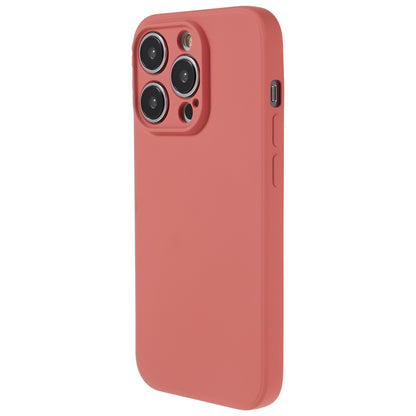 For iPhone 14 Pro Soft TPU Rubberized Phone Case Anti-Scratch Fiber Lining Protective Cover