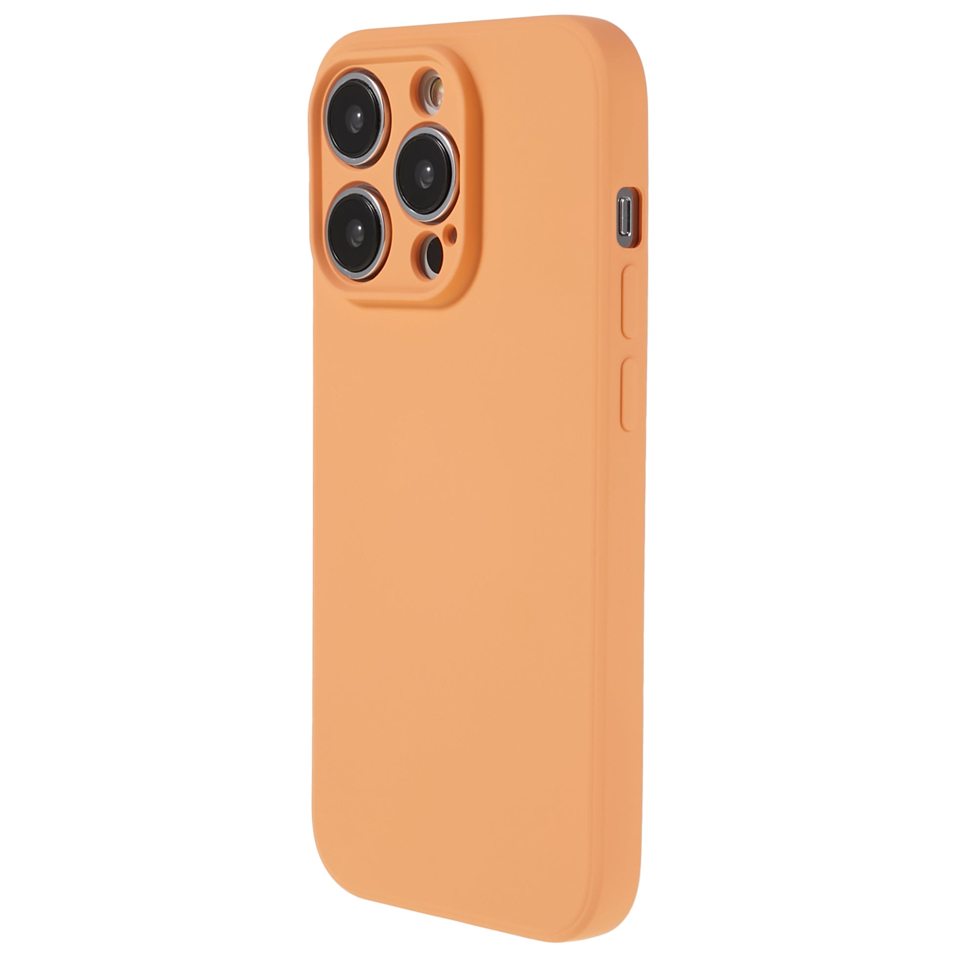 For iPhone 14 Pro Soft TPU Rubberized Phone Case Anti-Scratch Fiber Lining Protective Cover