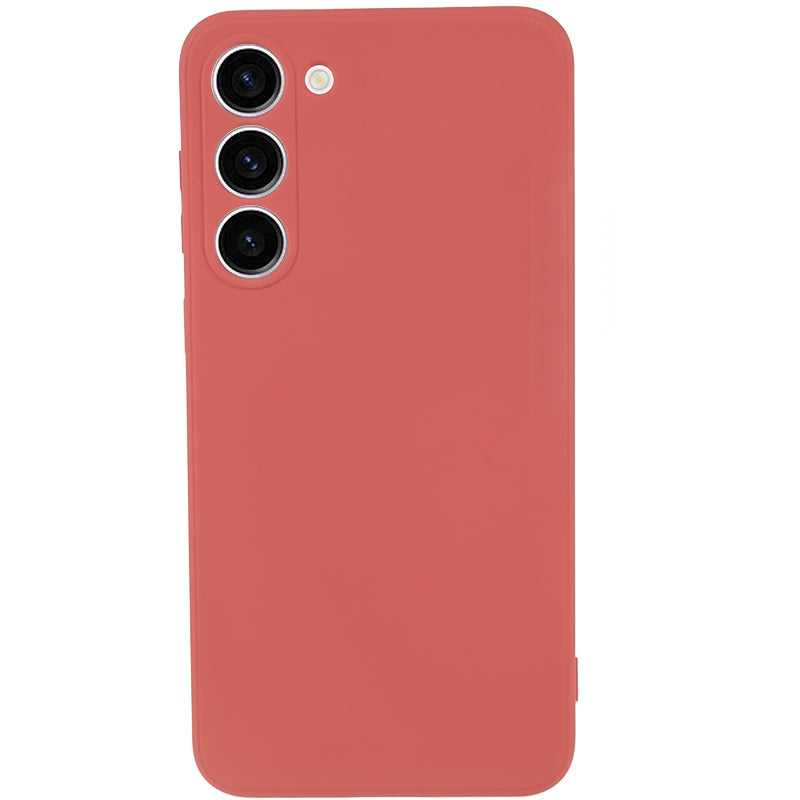 For Samsung Galaxy S23+ Rubberized Anti-slip Phone Case Soft TPU Fiber Lining Inside Phone Cover