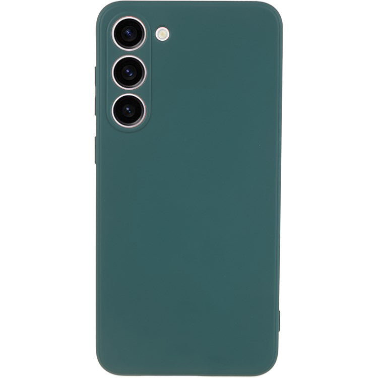 For Samsung Galaxy S23+ Rubberized Anti-slip Phone Case Soft TPU Fiber Lining Inside Phone Cover