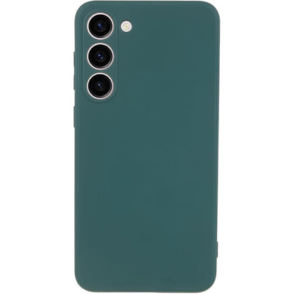 For Samsung Galaxy S23+ Rubberized Anti-slip Phone Case Soft TPU Fiber Lining Inside Phone Cover