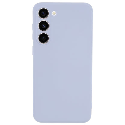 For Samsung Galaxy S23+ Rubberized Anti-slip Phone Case Soft TPU Fiber Lining Inside Phone Cover