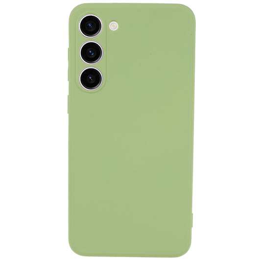For Samsung Galaxy S23 TPU Camera Protection Phone Case Soft Fiber Lining Rubberized Back Cover