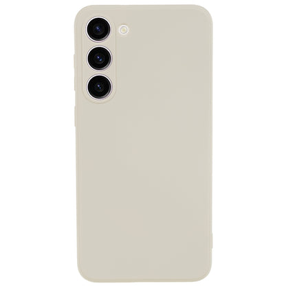 For Samsung Galaxy S23 TPU Camera Protection Phone Case Soft Fiber Lining Rubberized Back Cover