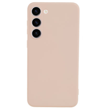 For Samsung Galaxy S23 TPU Camera Protection Phone Case Soft Fiber Lining Rubberized Back Cover