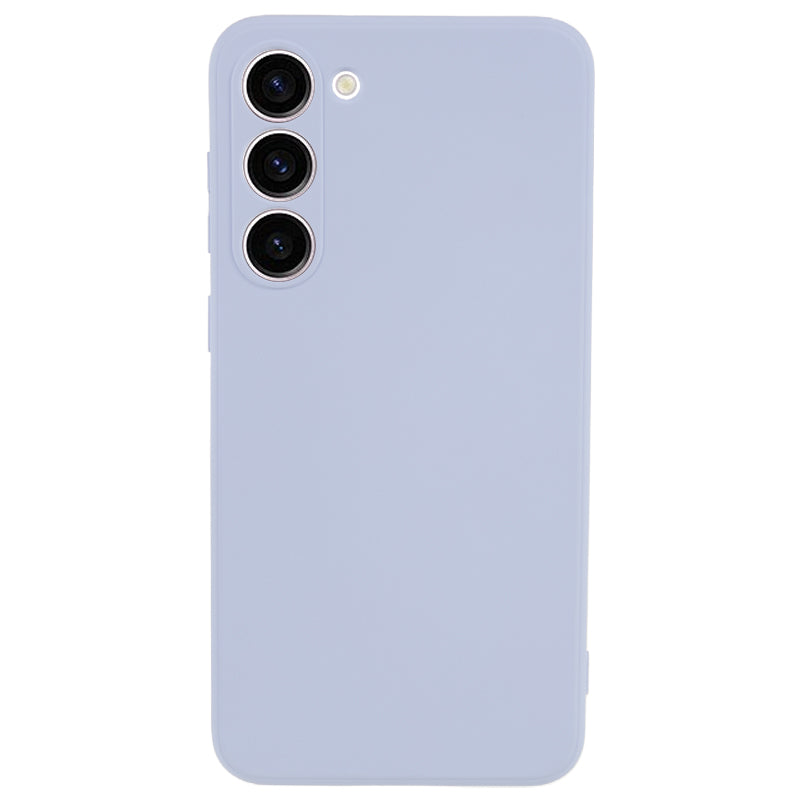 For Samsung Galaxy S23 TPU Camera Protection Phone Case Soft Fiber Lining Rubberized Back Cover