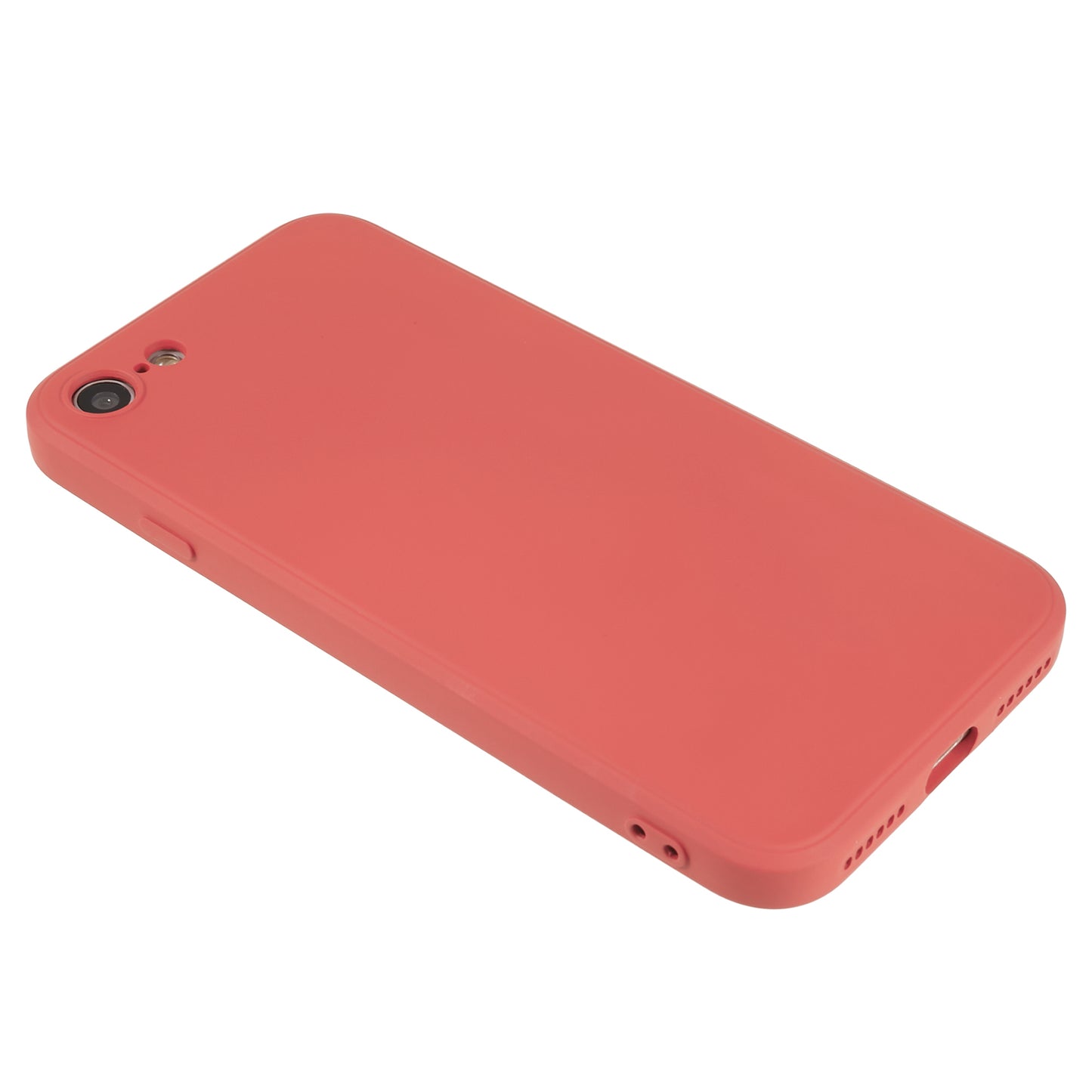 Rubberized Phone Case for iPhone 7  /  8 4.7 inch  /  SE (2020)  /  SE (2022) , Anti-Scratch Fiber Lining TPU Cover