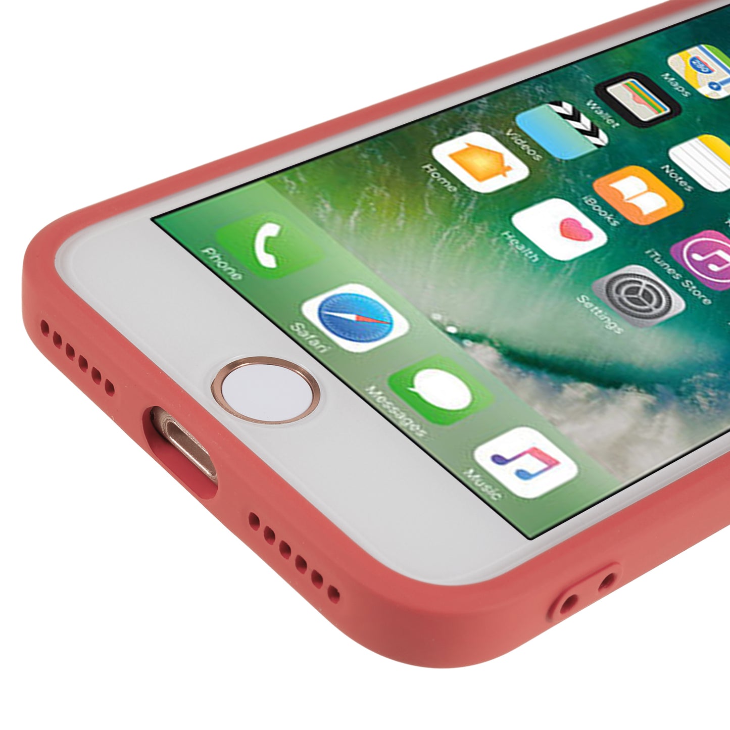 Rubberized Phone Case for iPhone 7  /  8 4.7 inch  /  SE (2020)  /  SE (2022) , Anti-Scratch Fiber Lining TPU Cover