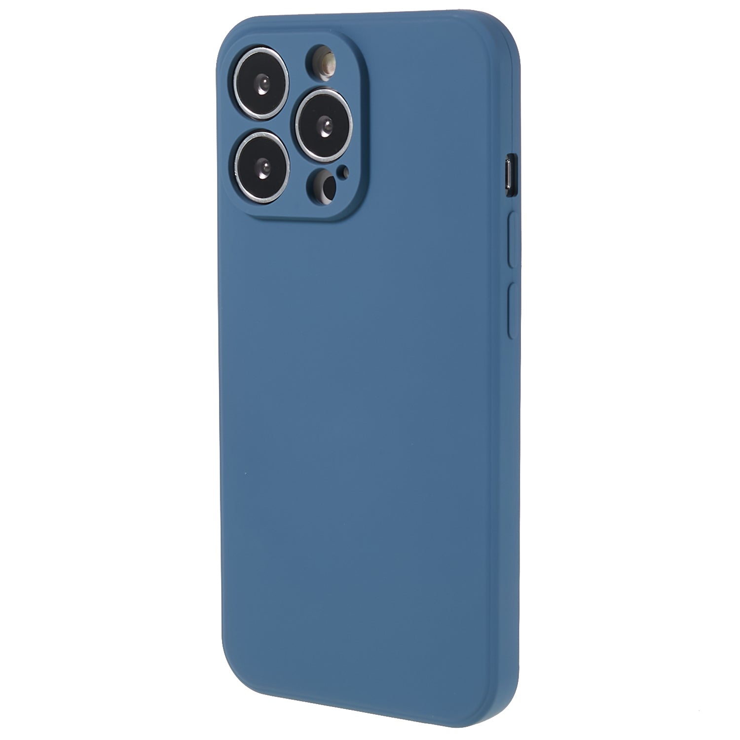 For iPhone 13 Pro 6.1 inch Rubberized TPU Phone Case Soft Fiber Lining Shockproof Cover