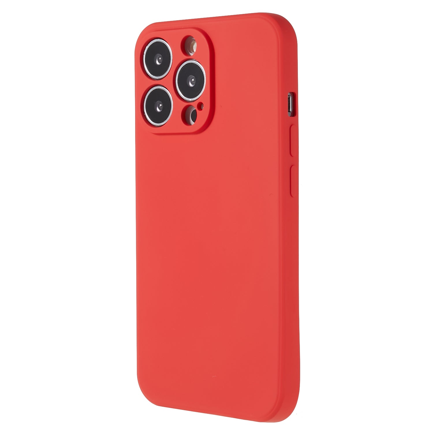 For iPhone 13 Pro 6.1 inch Rubberized TPU Phone Case Soft Fiber Lining Shockproof Cover