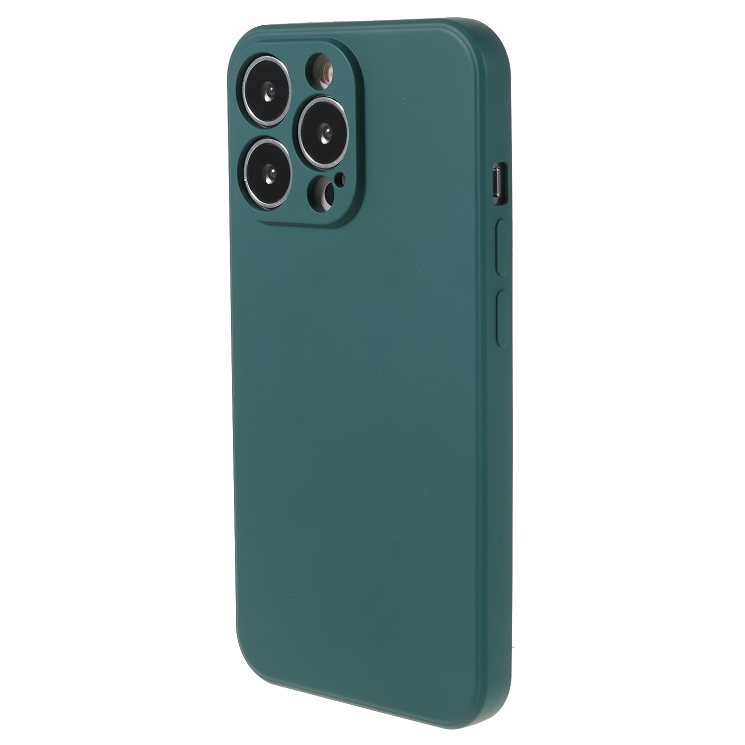 For iPhone 13 Pro 6.1 inch Rubberized TPU Phone Case Soft Fiber Lining Shockproof Cover
