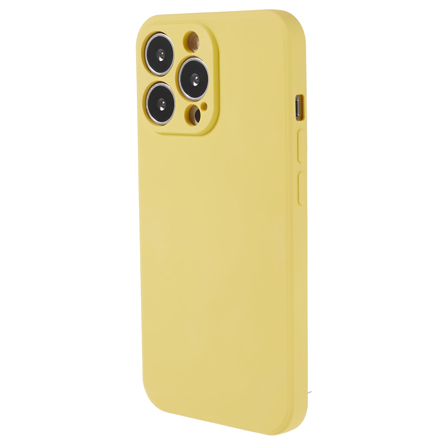 For iPhone 13 Pro 6.1 inch Rubberized TPU Phone Case Soft Fiber Lining Shockproof Cover