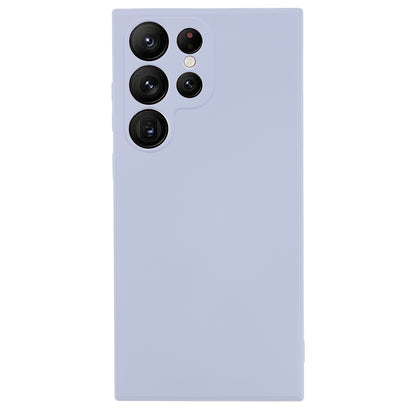 For Samsung Galaxy S23 Ultra Rubberized Texture Phone Case Soft TPU Fiber Lining Shockproof Protection Cover