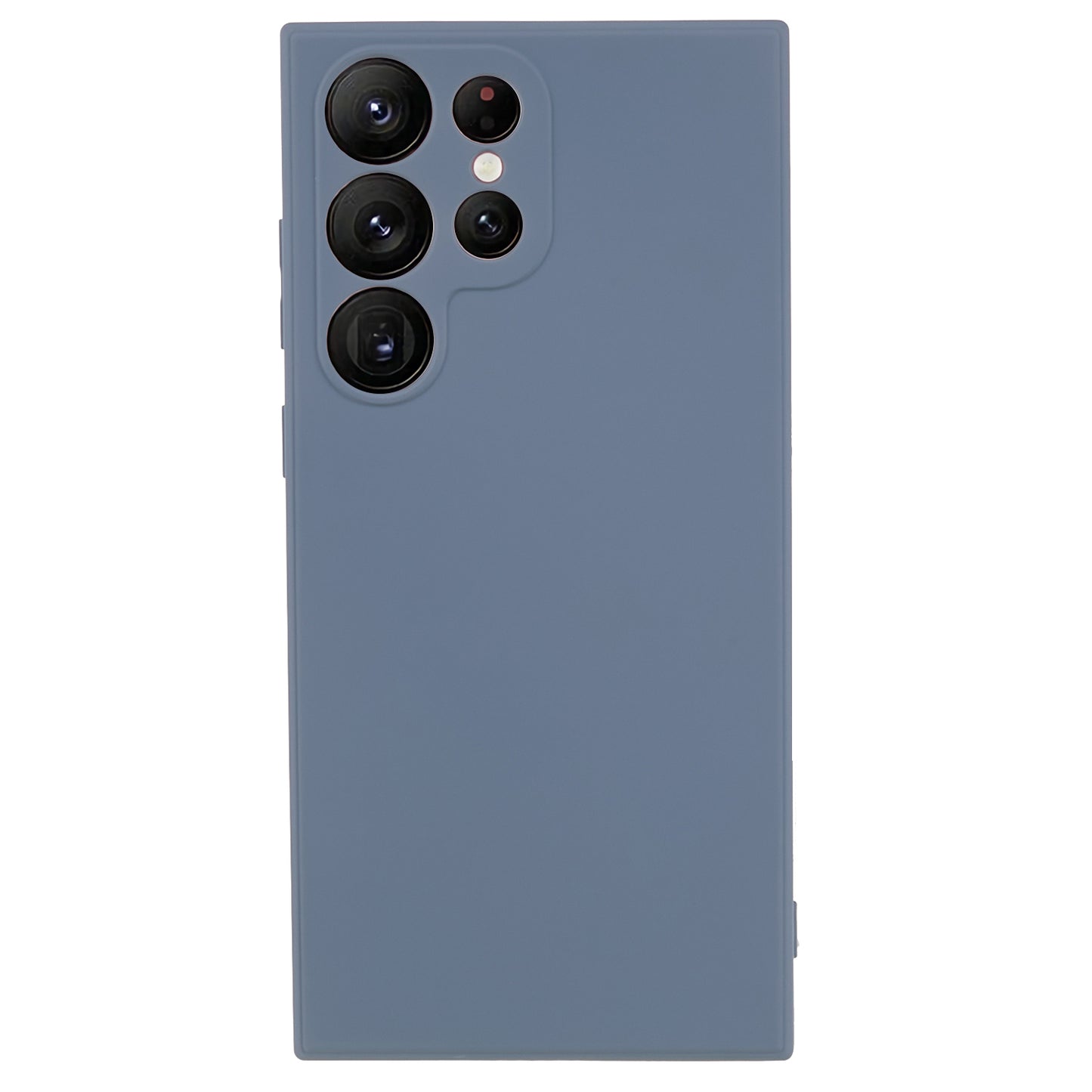 For Samsung Galaxy S22 Ultra 5G TPU Anti-Slip Rubberized Phone Case Fiber Lining Camera Lens Protective Cover