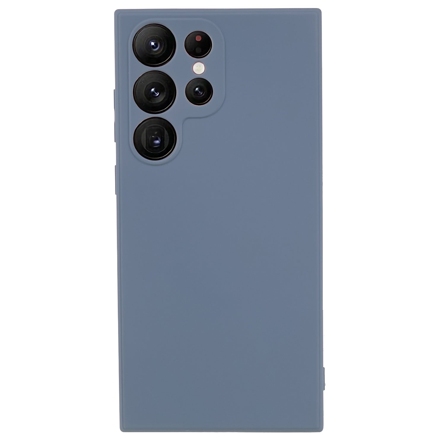 For Samsung Galaxy S22 Ultra 5G TPU Anti-Slip Rubberized Phone Case Fiber Lining Camera Lens Protective Cover